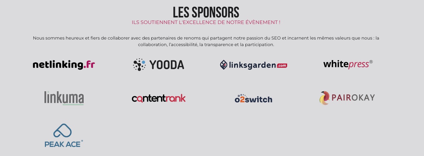 les sponsors